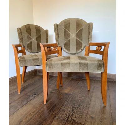 Pair Of Arbus Armchairs