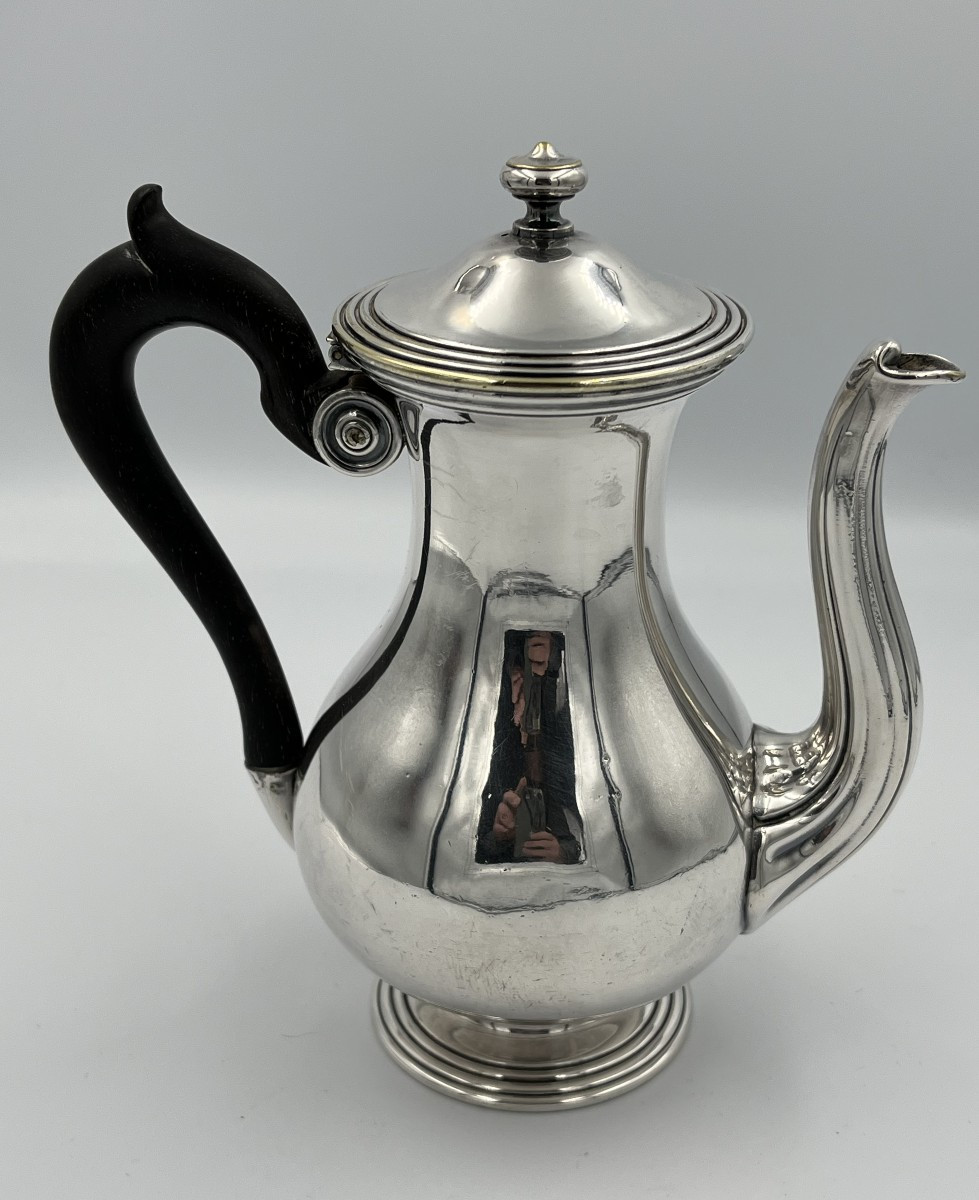 Christofle Belle Poureuse Silver Metal Coffee Maker
