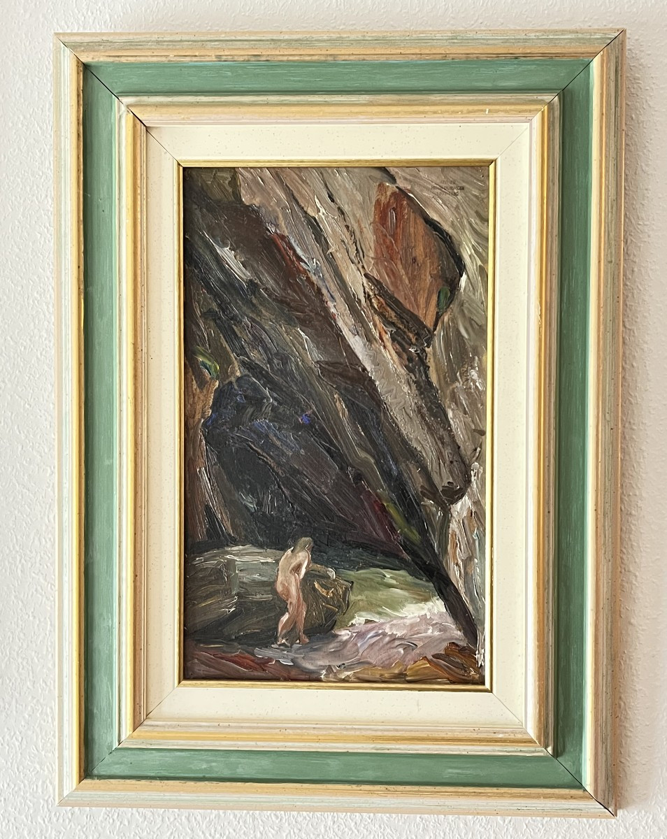 Henri Duringer 1892-1980 "bathing In The Creek"