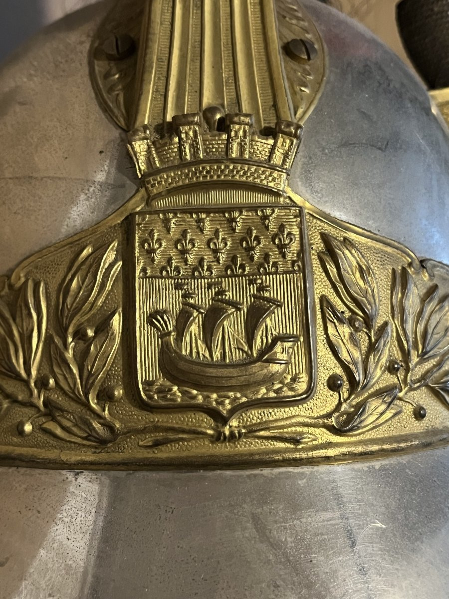 CASQUE D'OFFICIER DE LA GARDE RÉPUBLICAINE À CHEVAL-photo-2