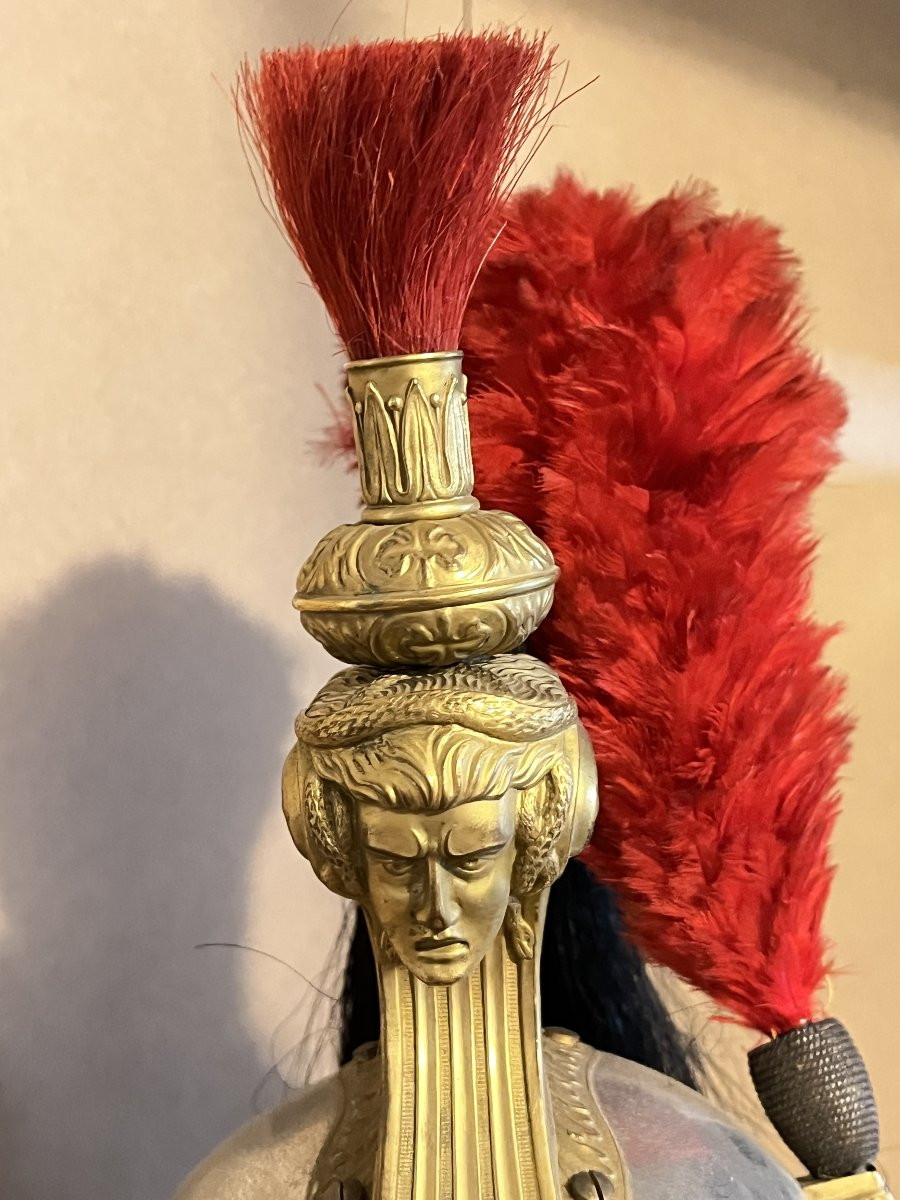 CASQUE D'OFFICIER DE LA GARDE RÉPUBLICAINE À CHEVAL-photo-3