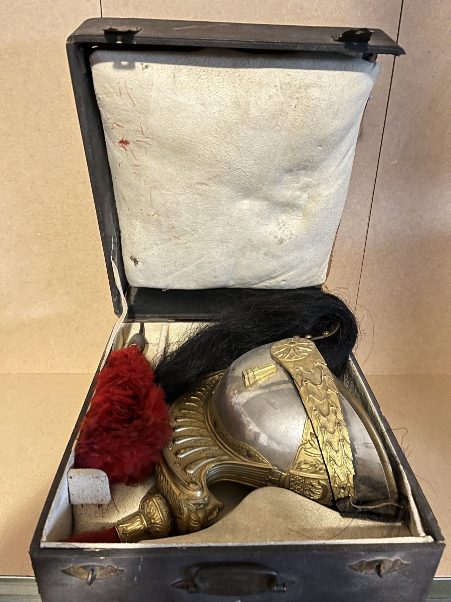 CASQUE D'OFFICIER DE LA GARDE RÉPUBLICAINE À CHEVAL-photo-7