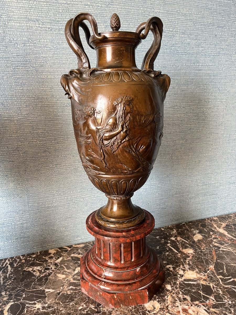  Bronze Vases – F. Barbedienne-photo-3