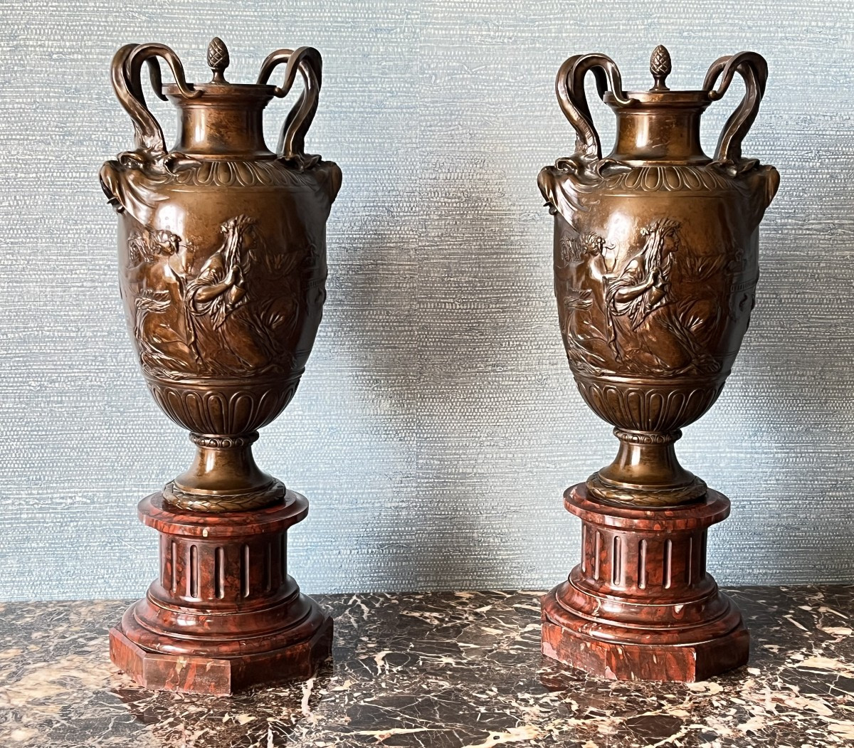  Bronze Vases – F. Barbedienne