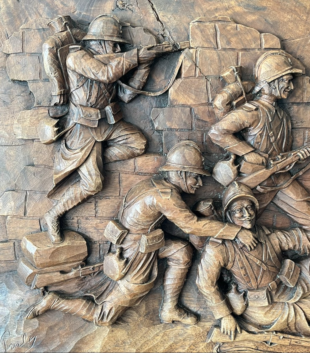 Carved Wooden Bas-relief-photo-2