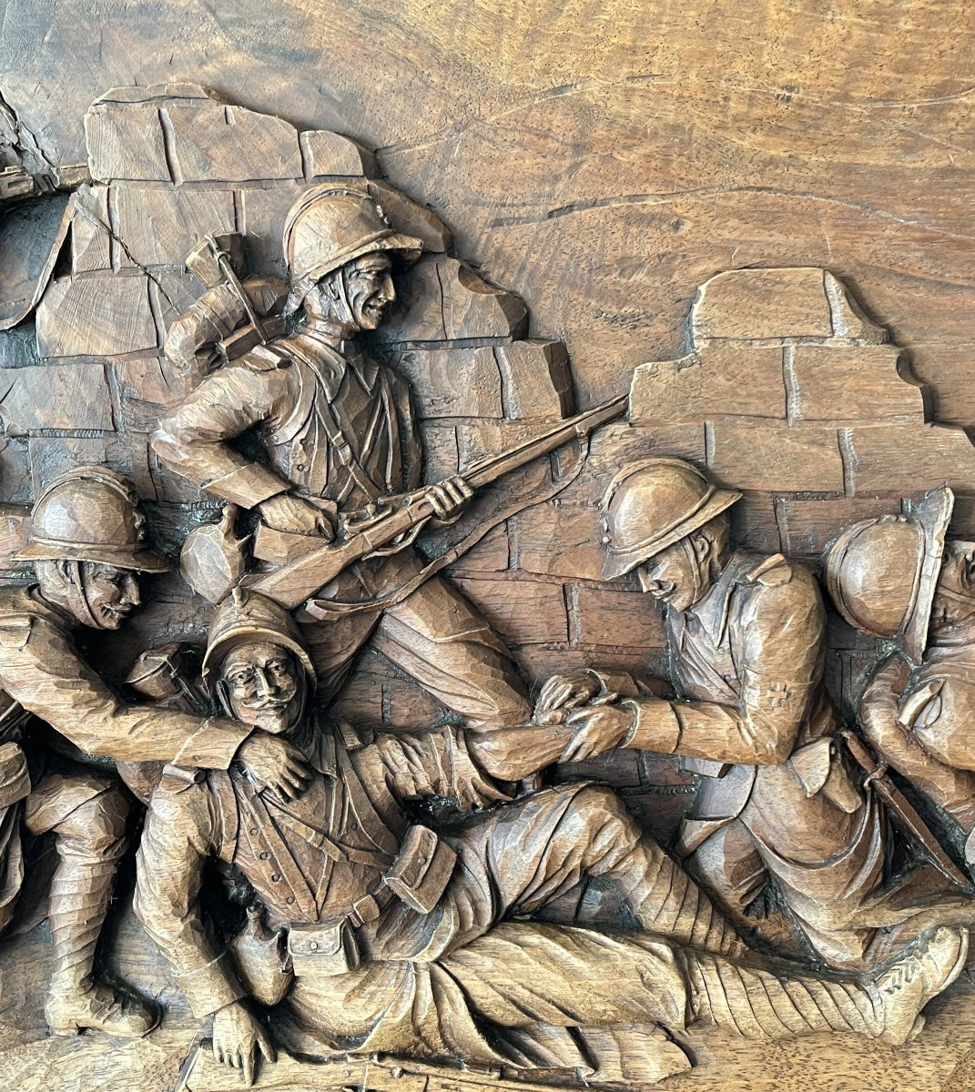 Carved Wooden Bas-relief-photo-3