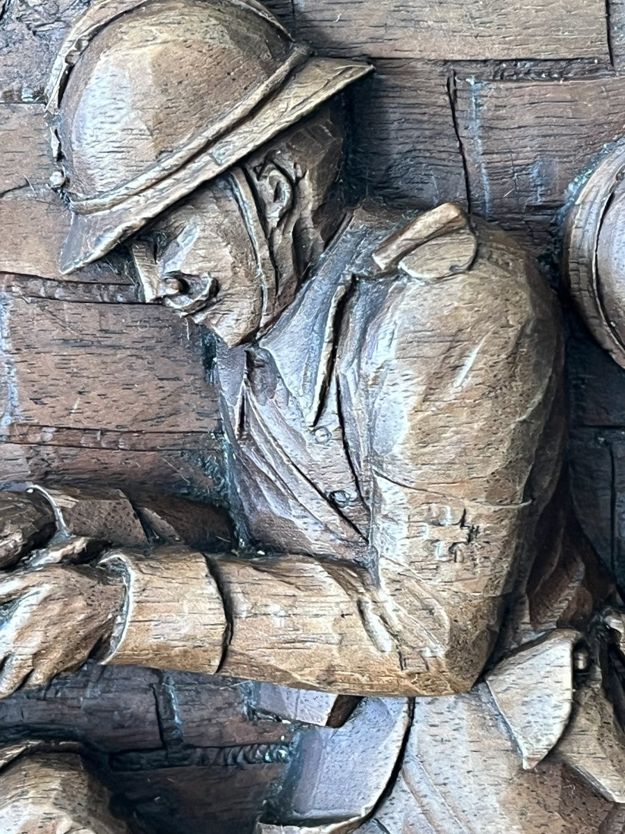 Carved Wooden Bas-relief-photo-1