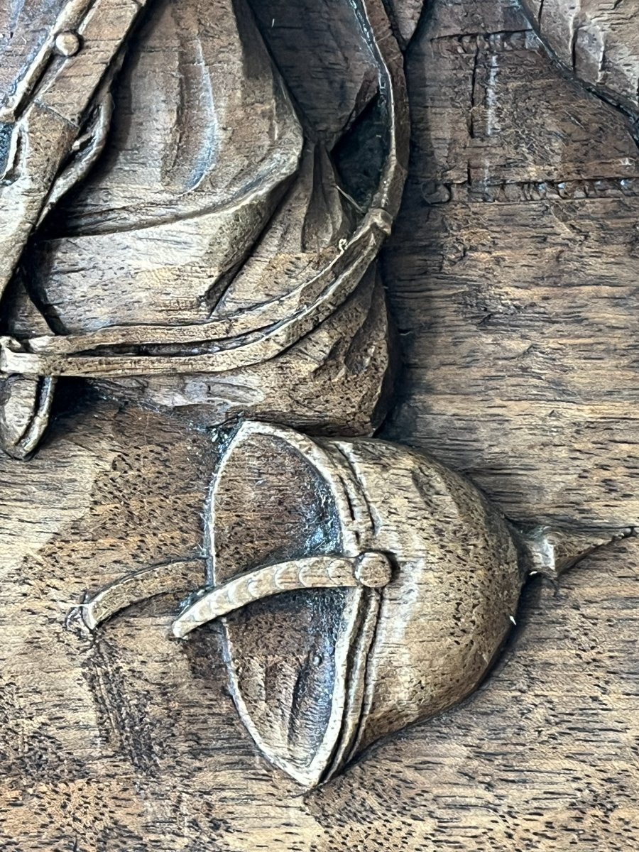 Carved Wooden Bas-relief-photo-3