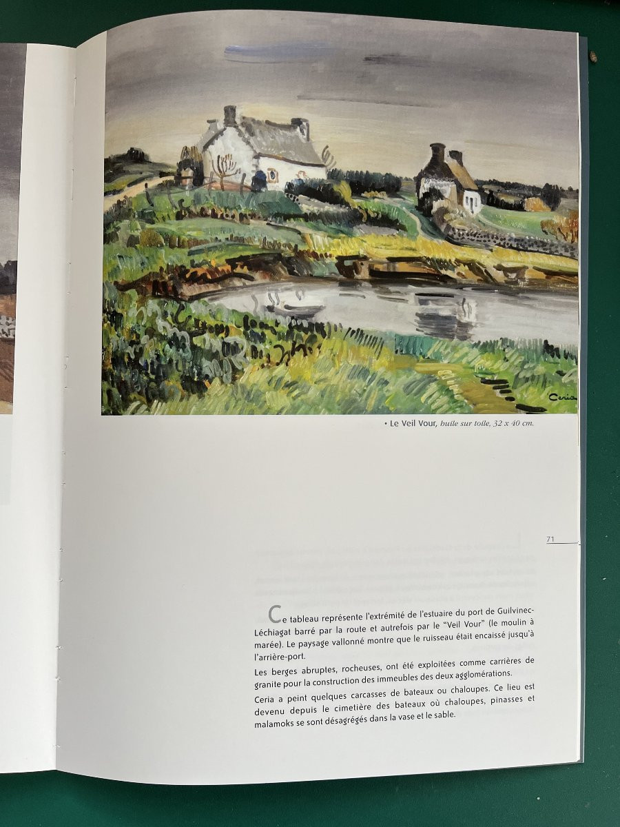 Edmond Ceria, The Veil Of Vour, Oil On Canvas-photo-3