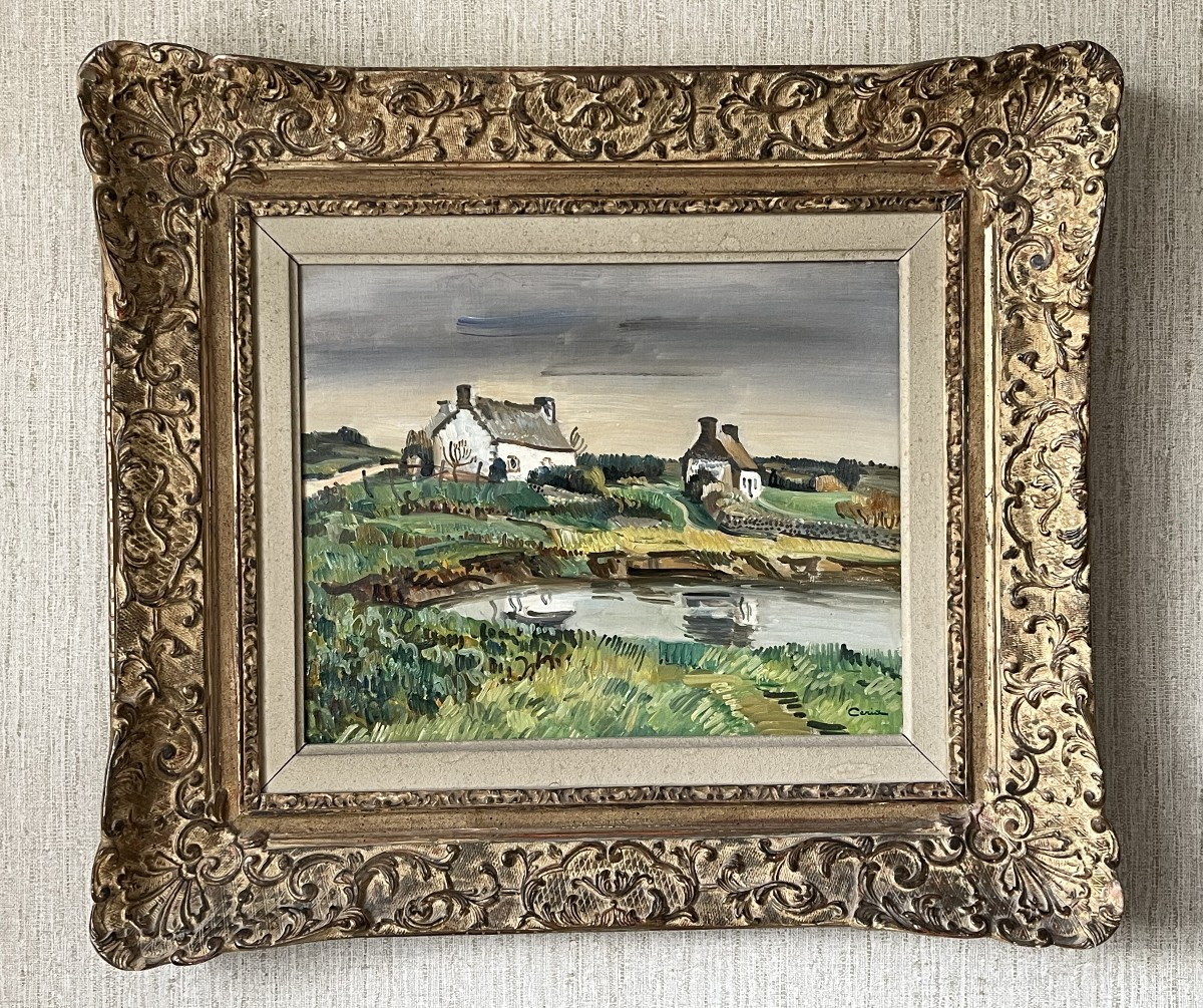 Edmond Ceria, The Veil Of Vour, Oil On Canvas