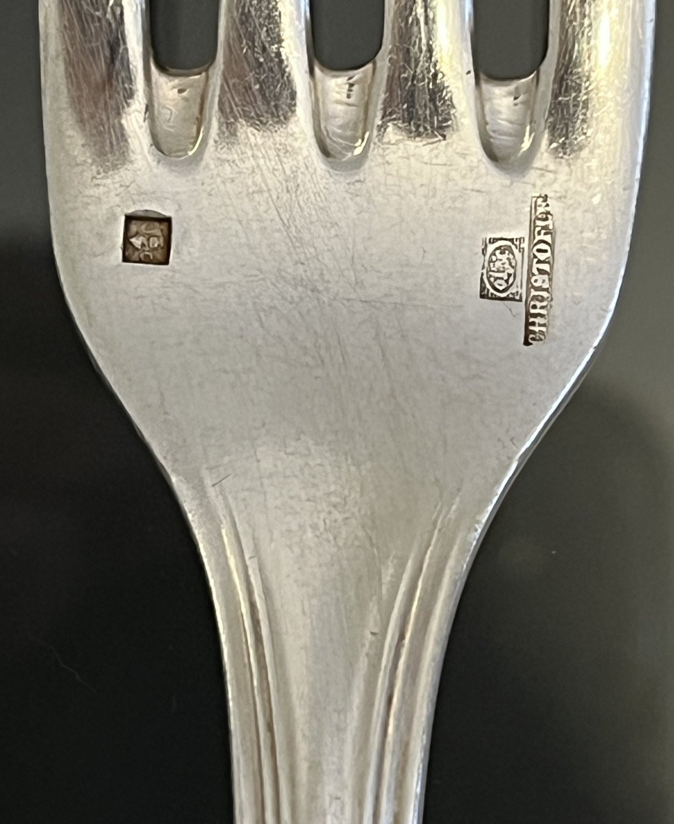 Ménagère Christofle – Modèle Spatours – 37 pièces-photo-4