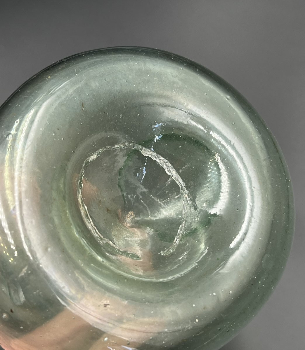 Porron en verre soufflé XIX ème -photo-4