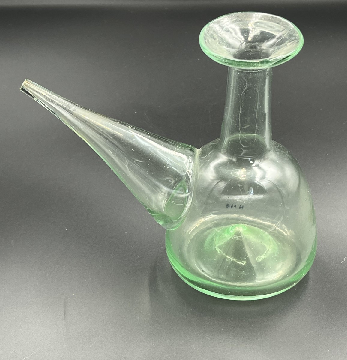 Porron en verre soufflé XIX ème -photo-1