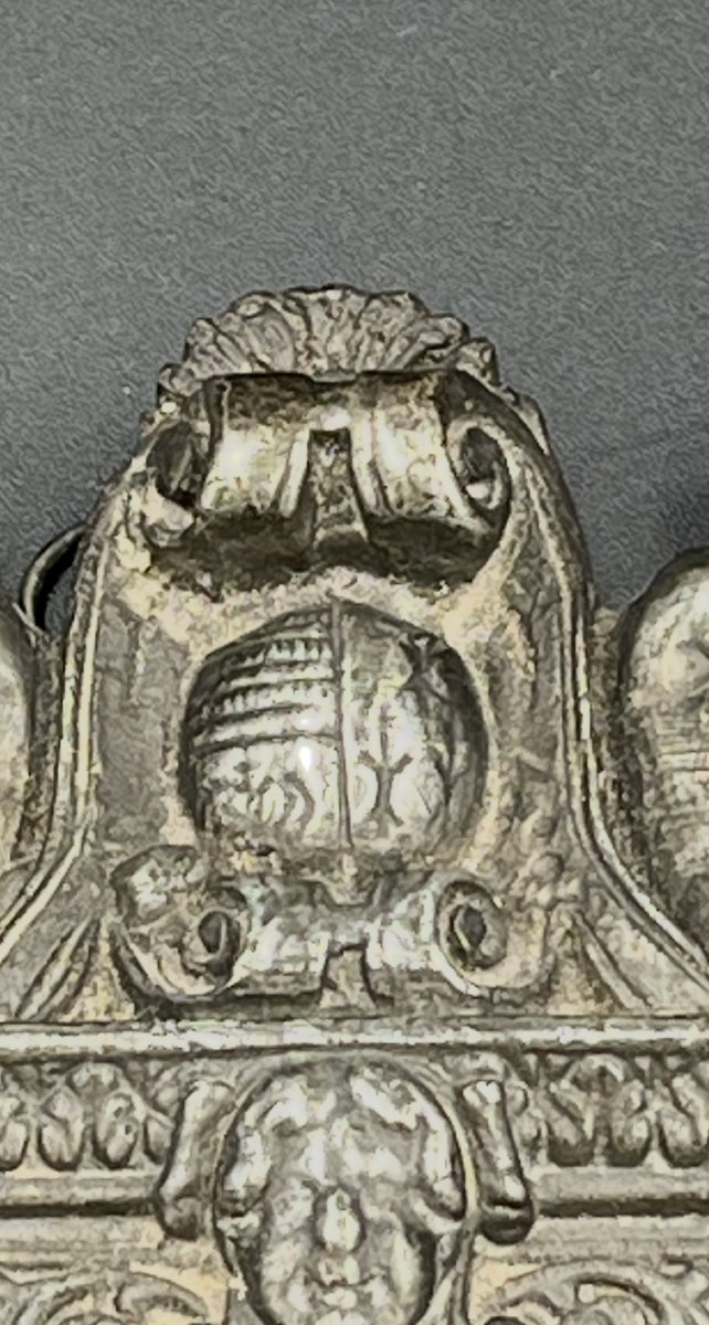 Limoges Enamels, Virgin And Child With A Pear In A Lead Frame-photo-4