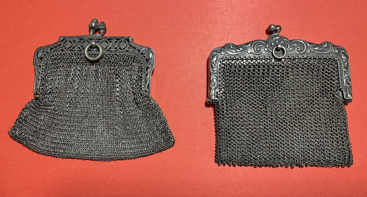 Purses, Old Alms Purses 19th Century