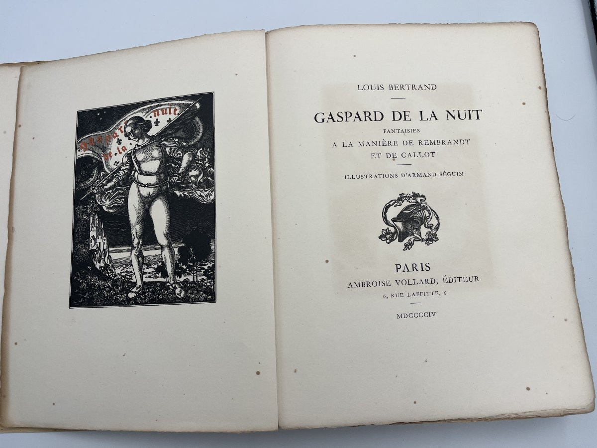  Armand Seguin "gaspard Of The Night" Published In 1904 By Ambroise Vollard -photo-4