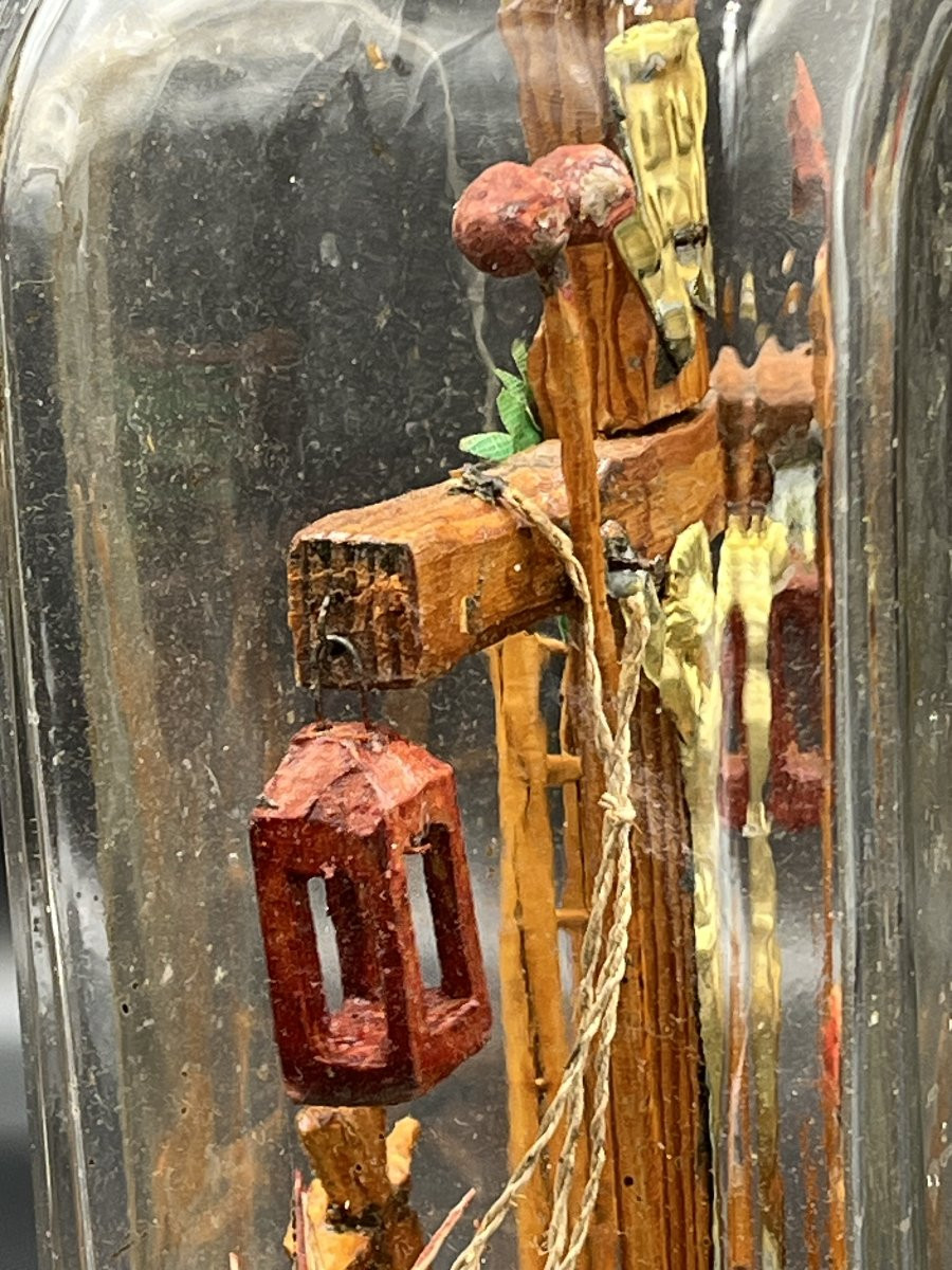 Passion Bottle. Folk Art.-photo-2