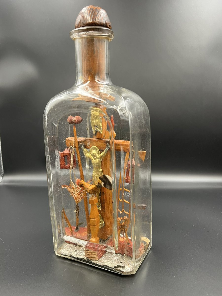 Passion Bottle. Folk Art.-photo-2