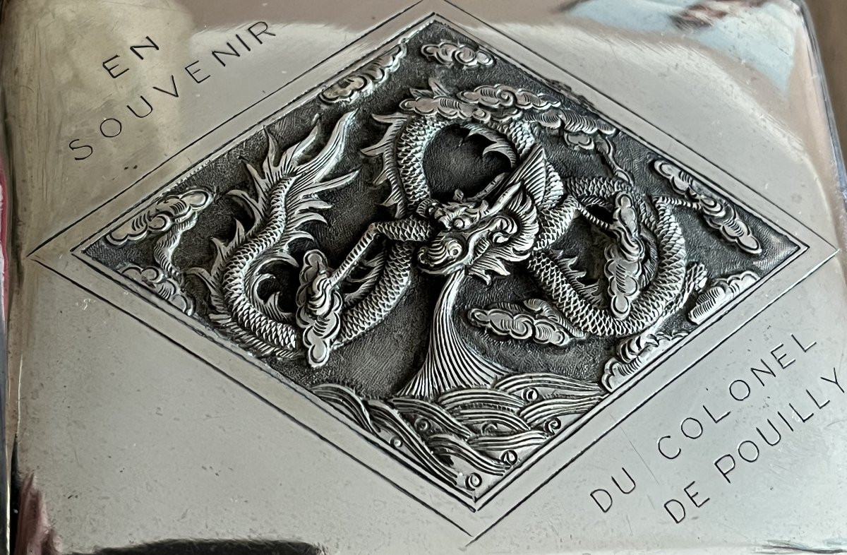 Indochina Silver Cigarette Case -photo-2