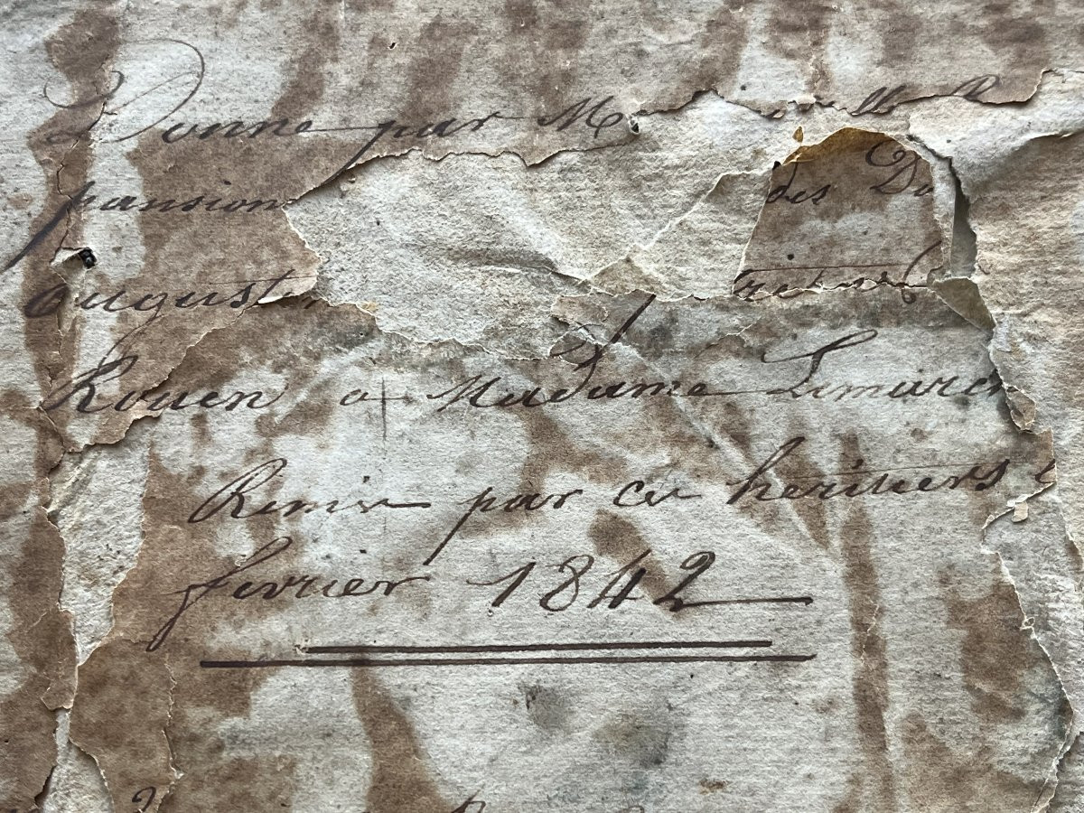 Reliquary In 19th-century Paperolles With Named Provenance - Dated 1842-photo-3