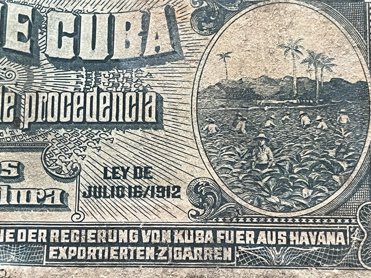  Cuban Cigar Box "reinas De Bock" – Habana 1912 – Complete And Sealed Original-photo-3