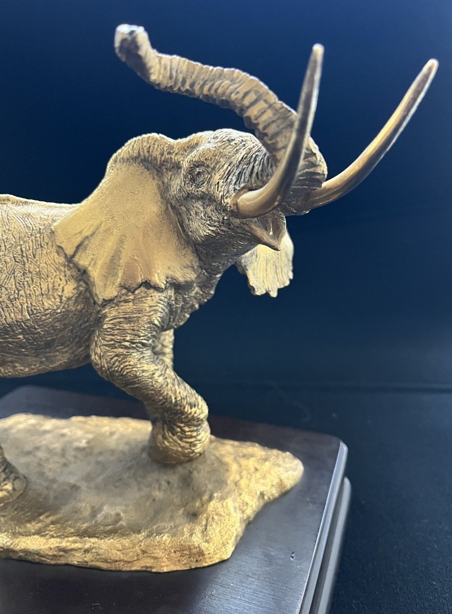 Éléphant doré “The Golden Elephant” – Anthony J. Jones-photo-2