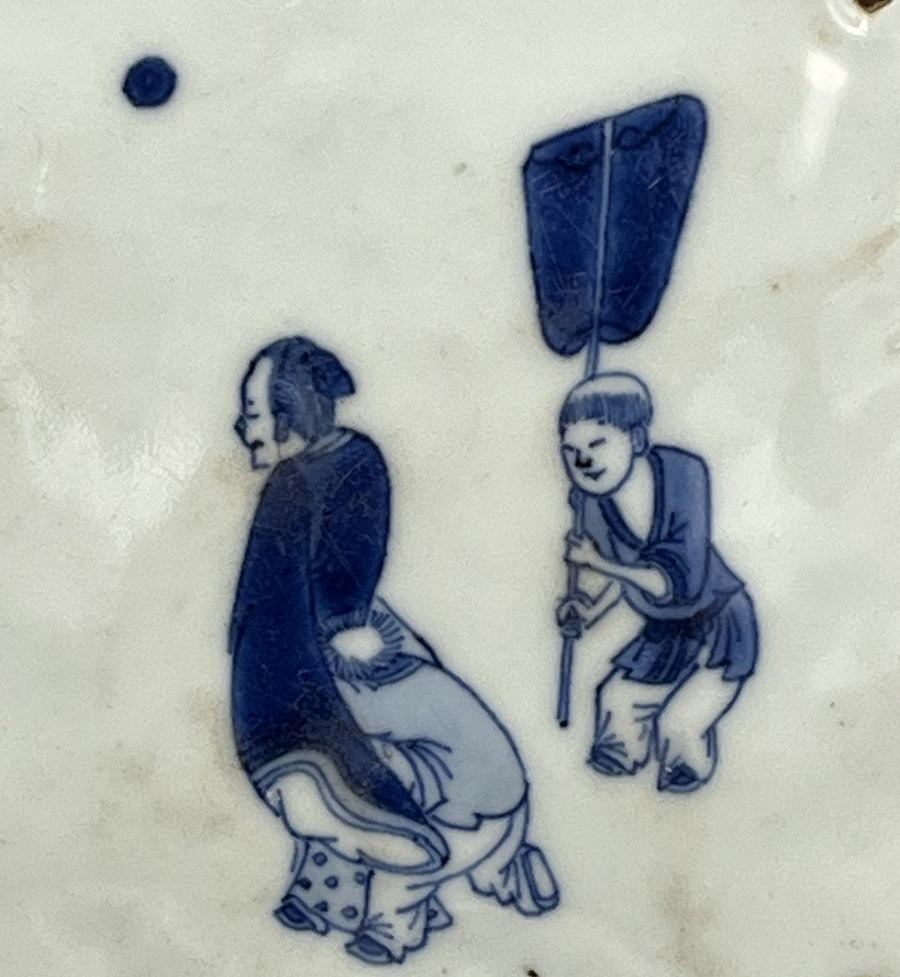 Delft Tile With A Chinoiserie Design – Holland, Circa 1700-photo-3