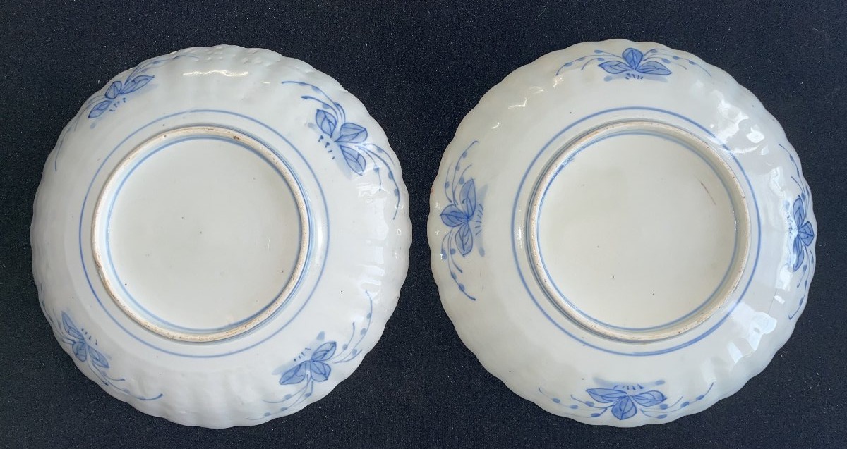 Pair Of Imari Porcelain Plates From Japan – Meiji Period-photo-2