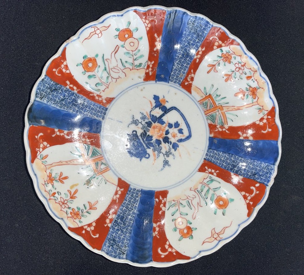 Pair Of Imari Porcelain Plates From Japan – Meiji Period-photo-4