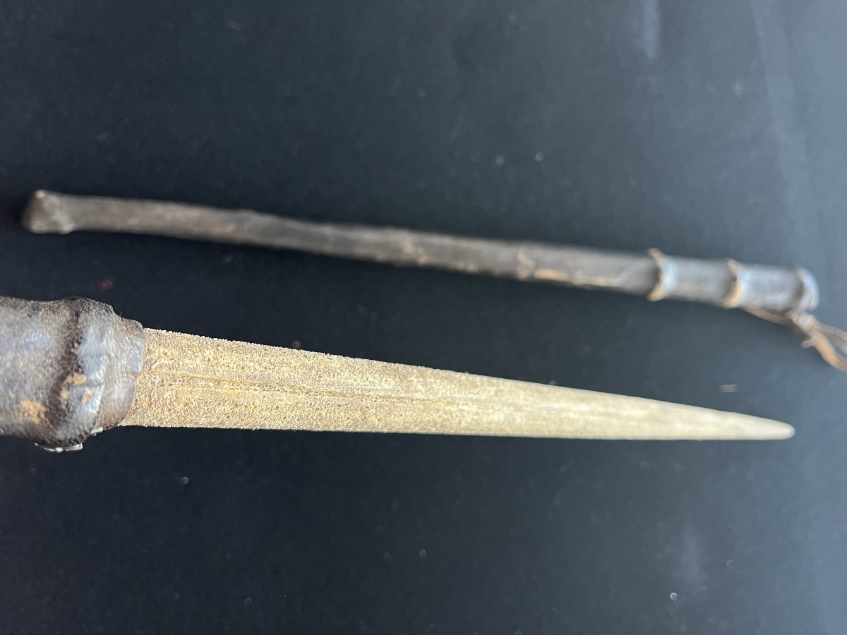 Pāhoa – Traditional Hawaiian Dagger Made From A Swordfish Bill-photo-2