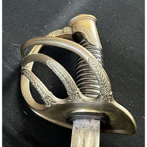 SABRE D'OFFICIER DE DRAGON, modèle 1854 modifié 