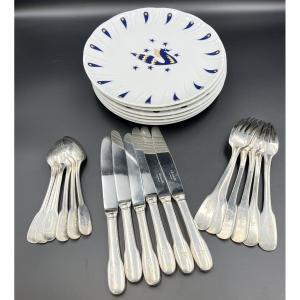 Air France Concorde Service - Jean Picart Le Doux - Christofle Porcelain & Flatware