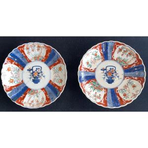 Pair Of Imari Porcelain Plates From Japan – Meiji Period