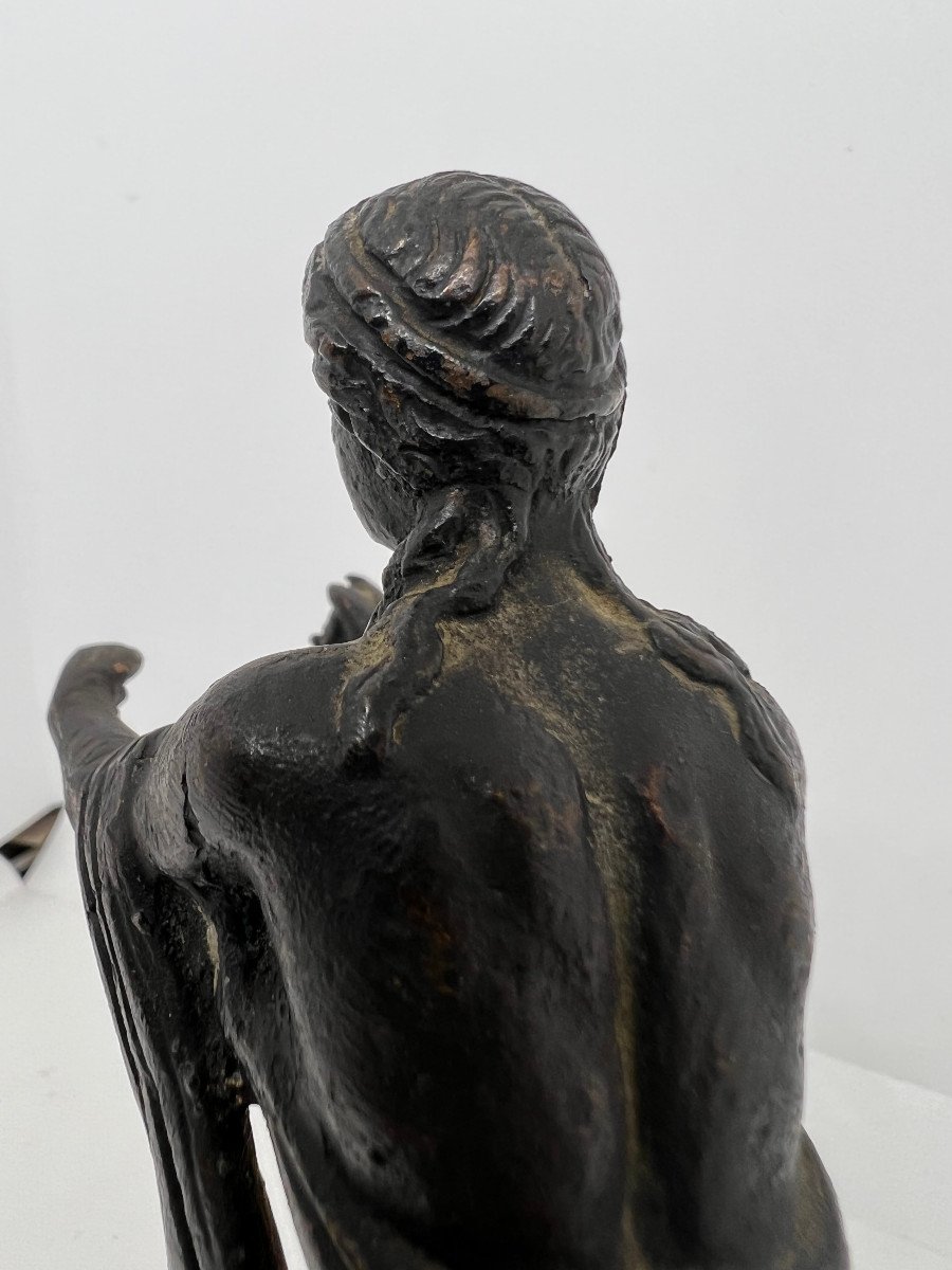 d'Apres A l'Antique Bronze Du XIX Sec.-photo-3