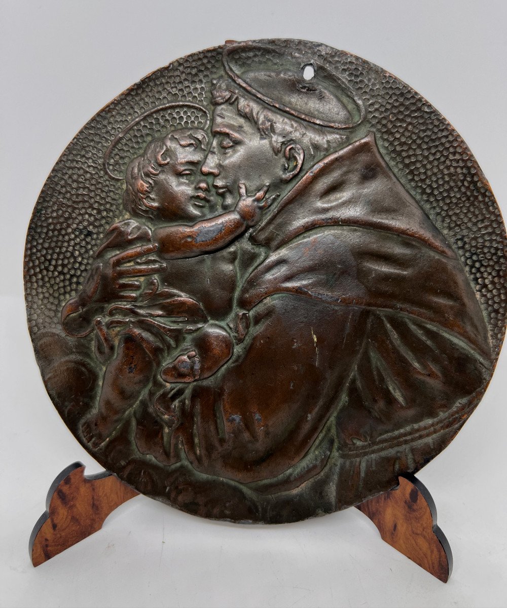Italie XIX Sec Bas Relief En Bronze