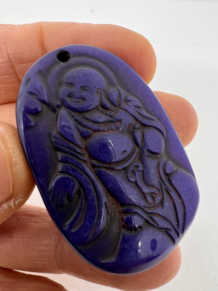 Chinese Lapis Pendant From The XX Sec.