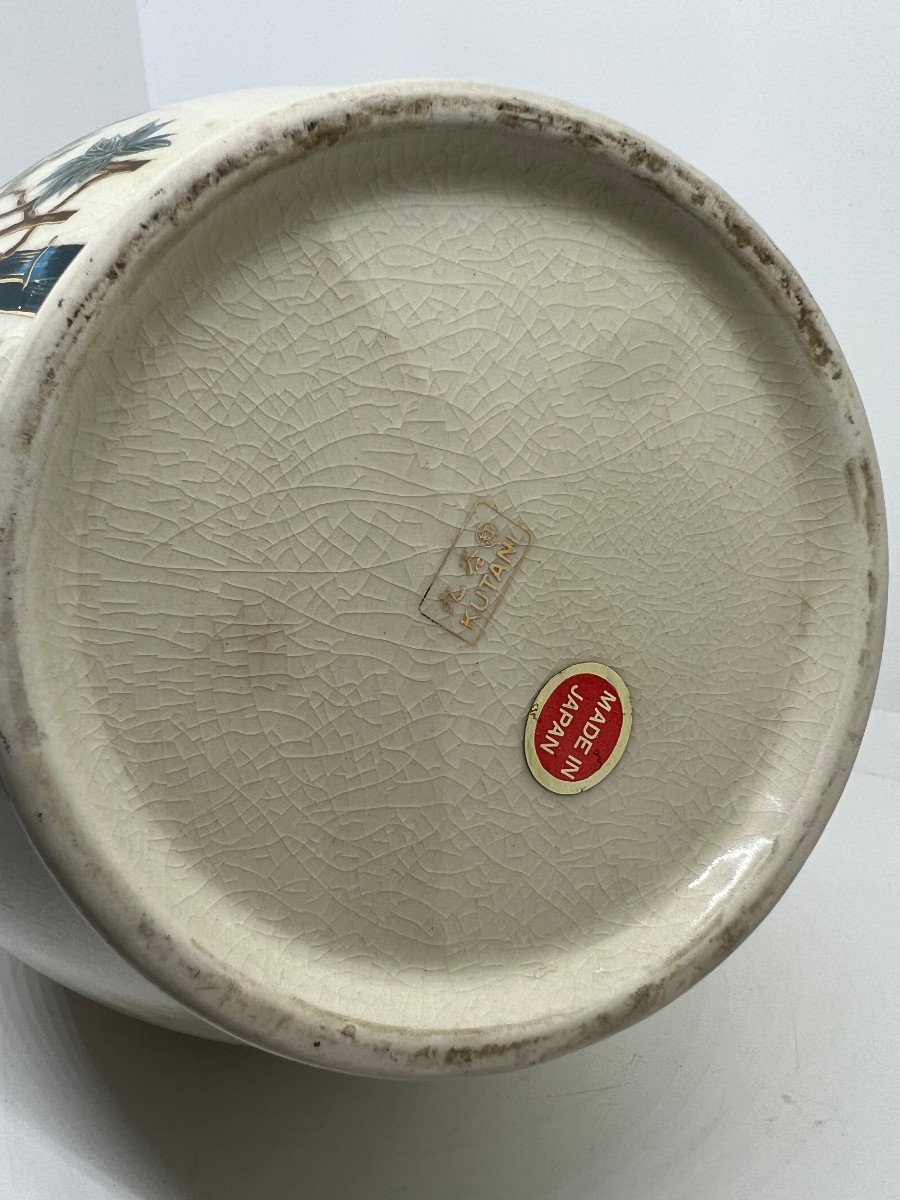 Kutani Porcelain Vase-photo-8