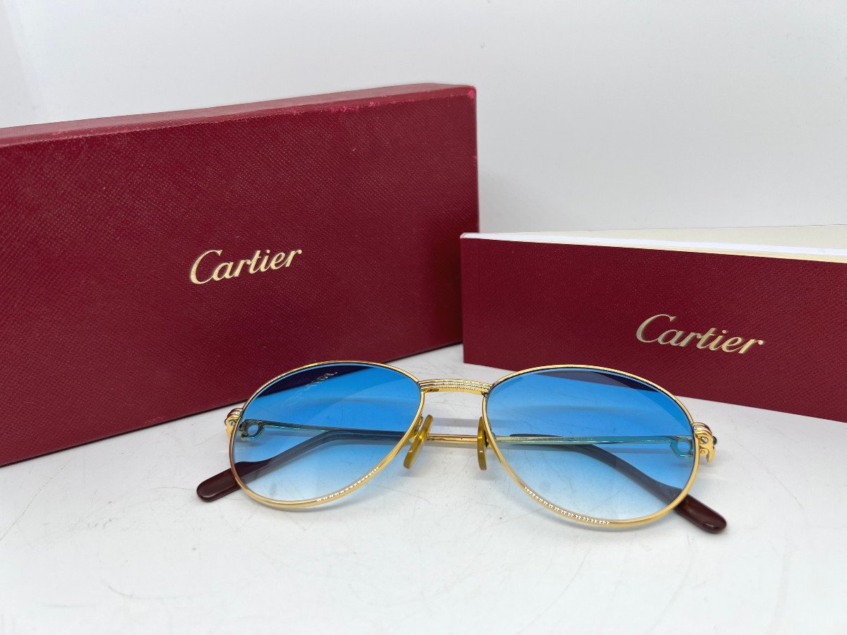 Cartier S Saphir Louis Placcati Oro 55-photo-3
