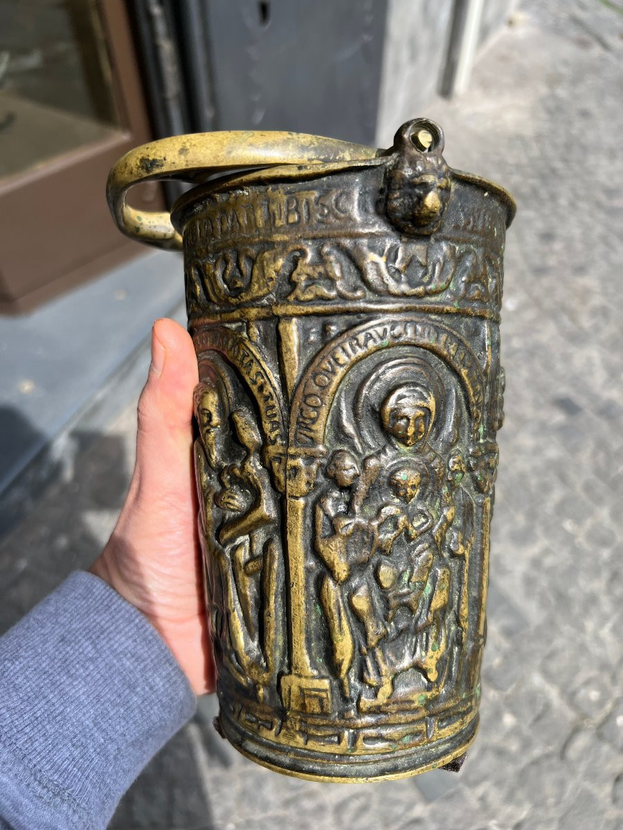 Situla En Bronze Du XVII Sec -photo-2
