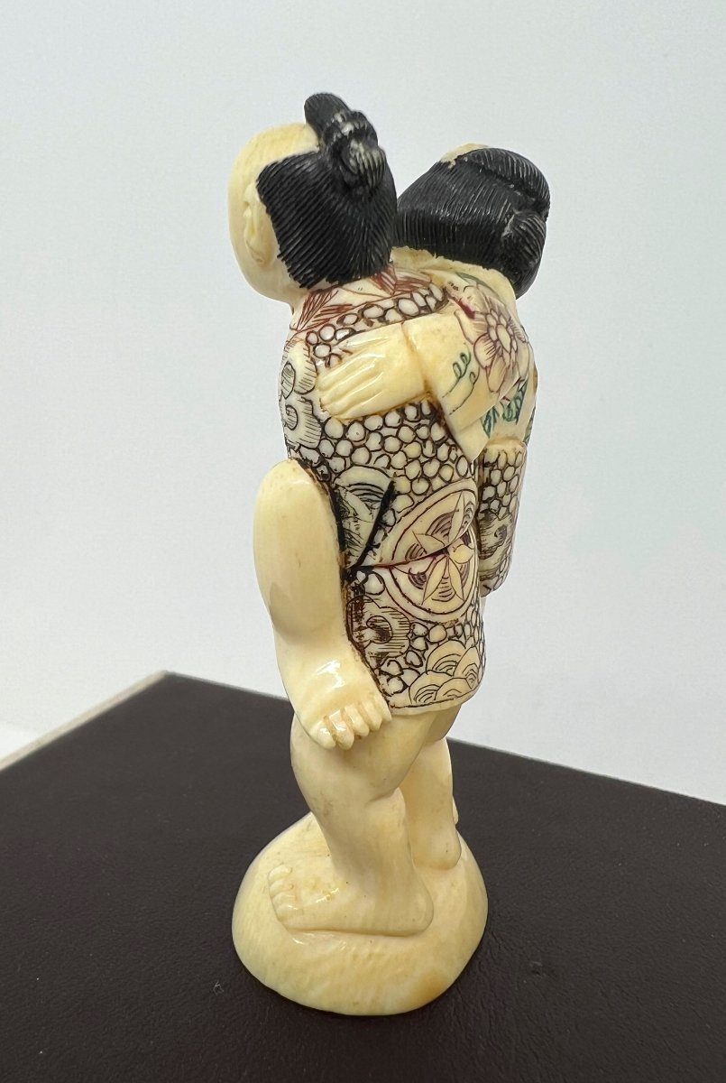 Netsuke Erotic Japan Early XX Sec.-photo-1