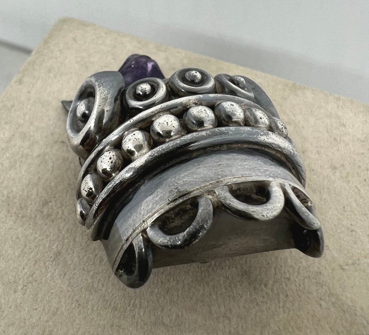 Mexique 1950  argent massif-photo-1