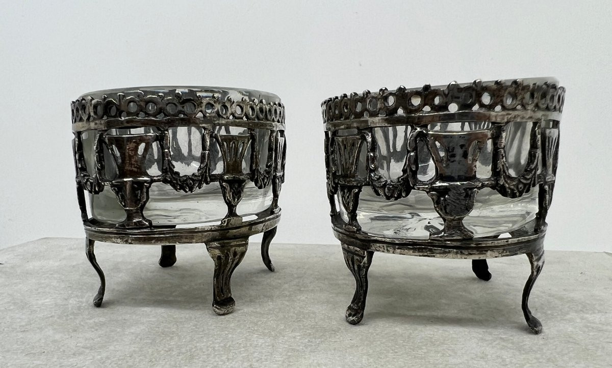 Paire de saleron XIX sec -photo-4