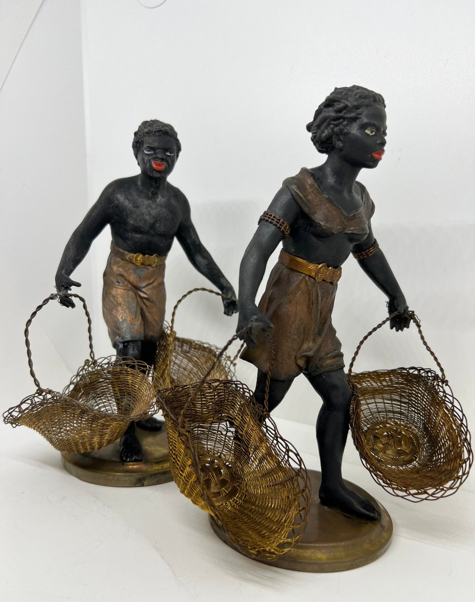 Sculptures en metal peinte du XX sec -photo-4