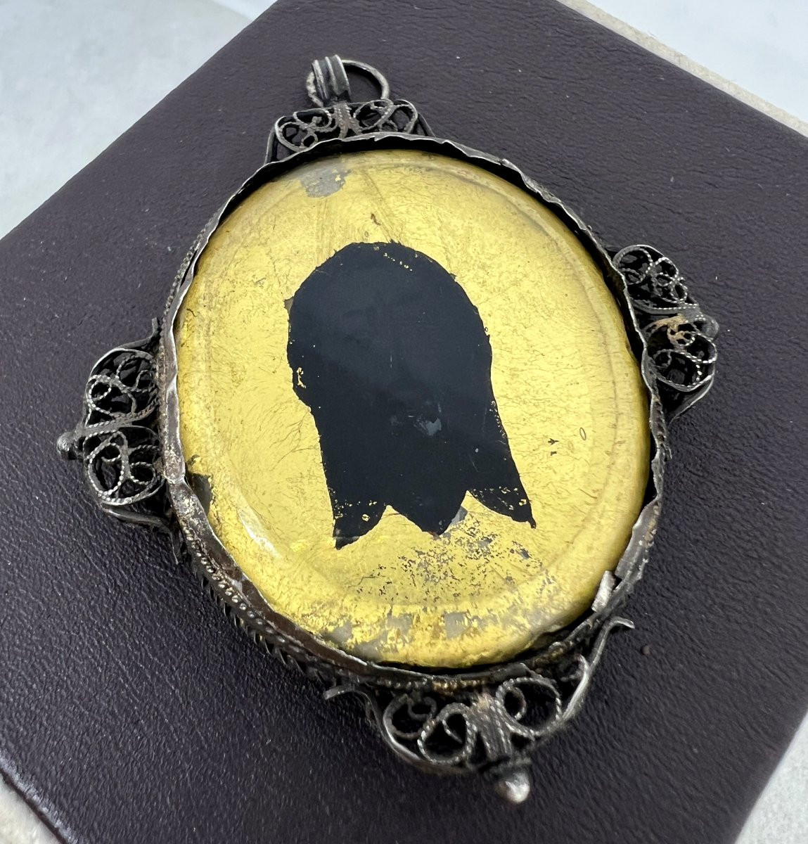 Pendentif reliquaire XVIII sec-photo-1