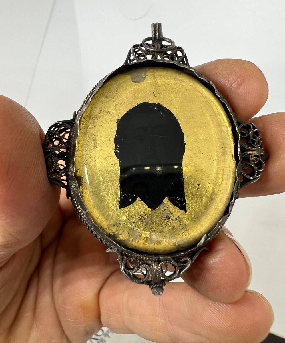 Pendentif reliquaire XVIII sec-photo-4