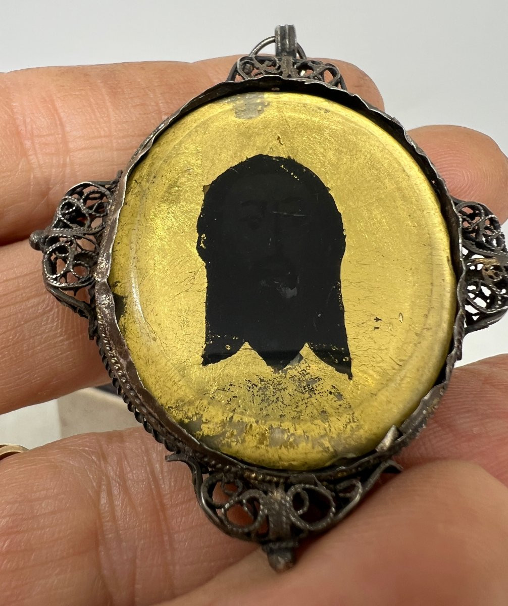Pendentif reliquaire XVIII sec-photo-5