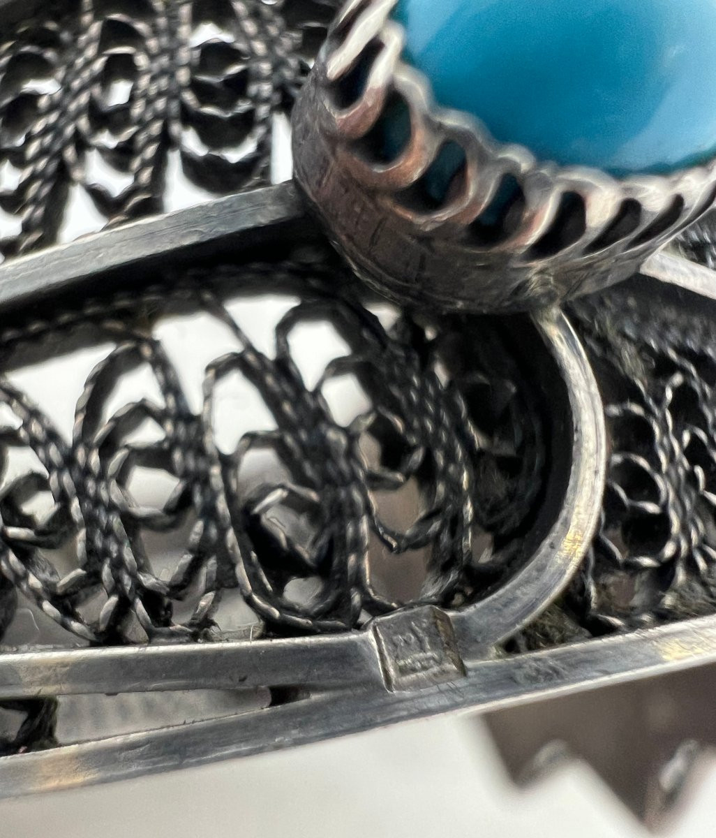 Moyen Orient XX sec argent massif-photo-3