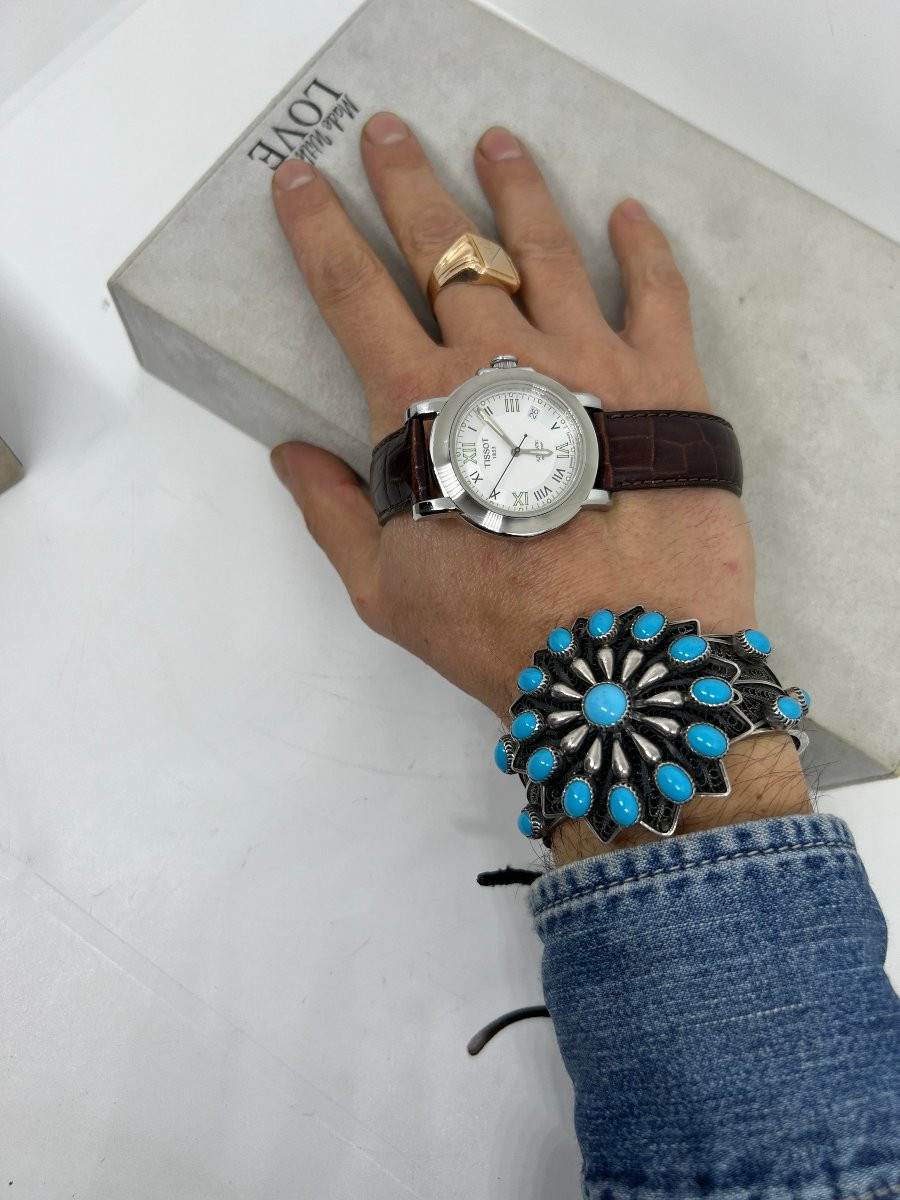 Moyen Orient XX sec argent massif-photo-7