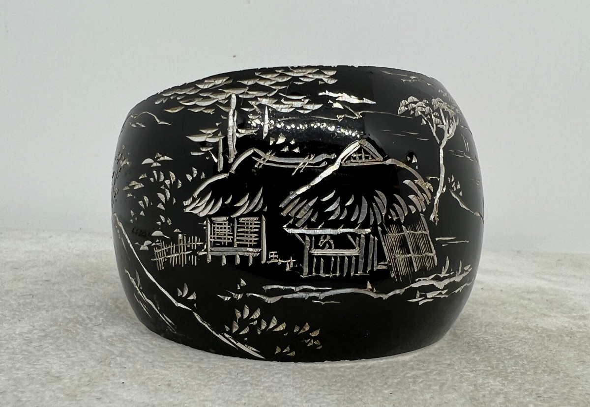 Japon  XX sec argent massif