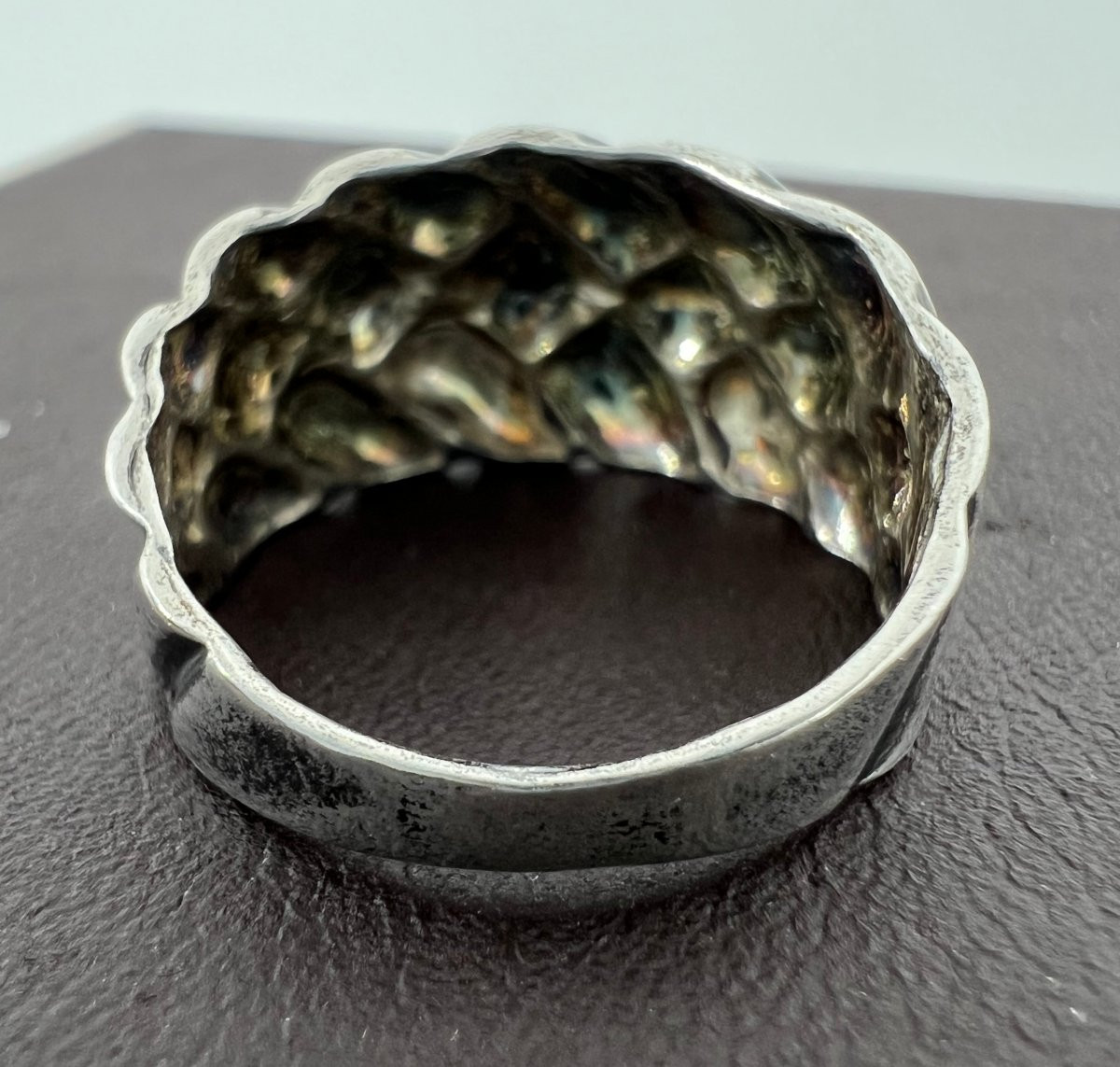 Italy XX Sec Sterling Silver And 18k T Yellow Gold-photo-1